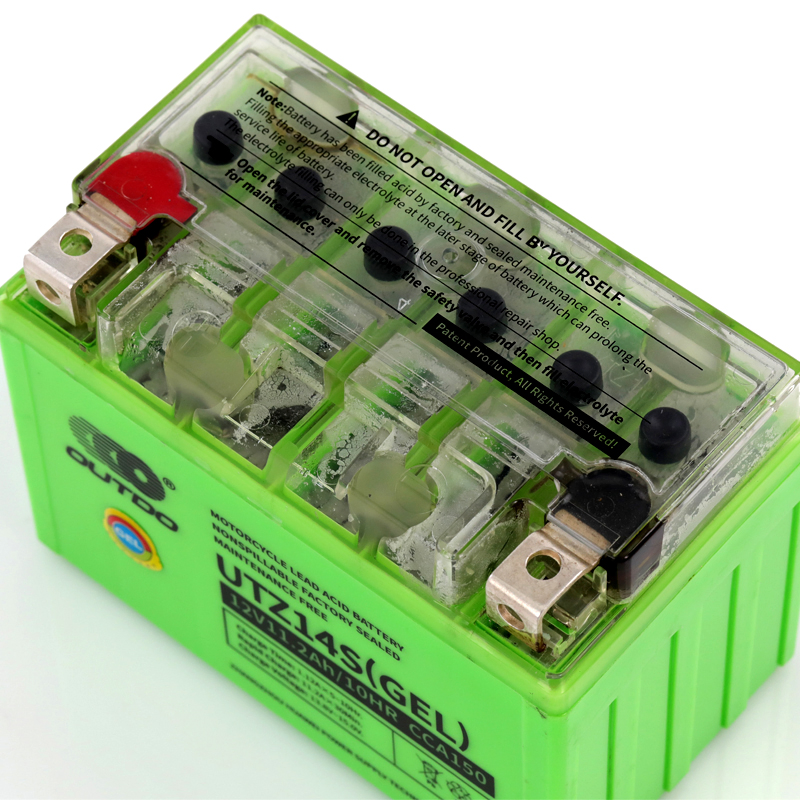 12V11.2ah Utz14s Outdo Valve Regulated Gel Maintenance Free Factory Activated Power Sports High Performance Rechargeable Lead Acid Motorcycle Battery