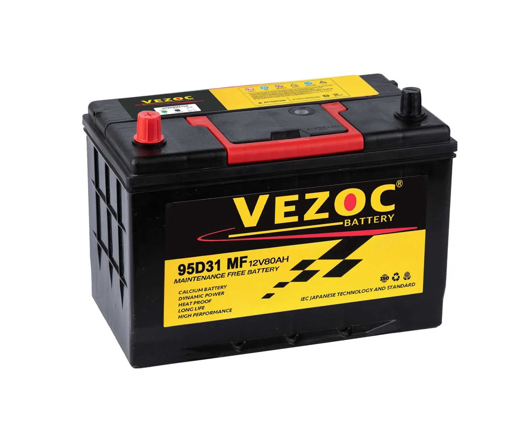 DIN75mf 12V75ah Maintenance Free Battery Lead Acid Battery Auto/ Truck /Automobile/ Automotive/Storage/Battery/VRLA Korean Car Battery