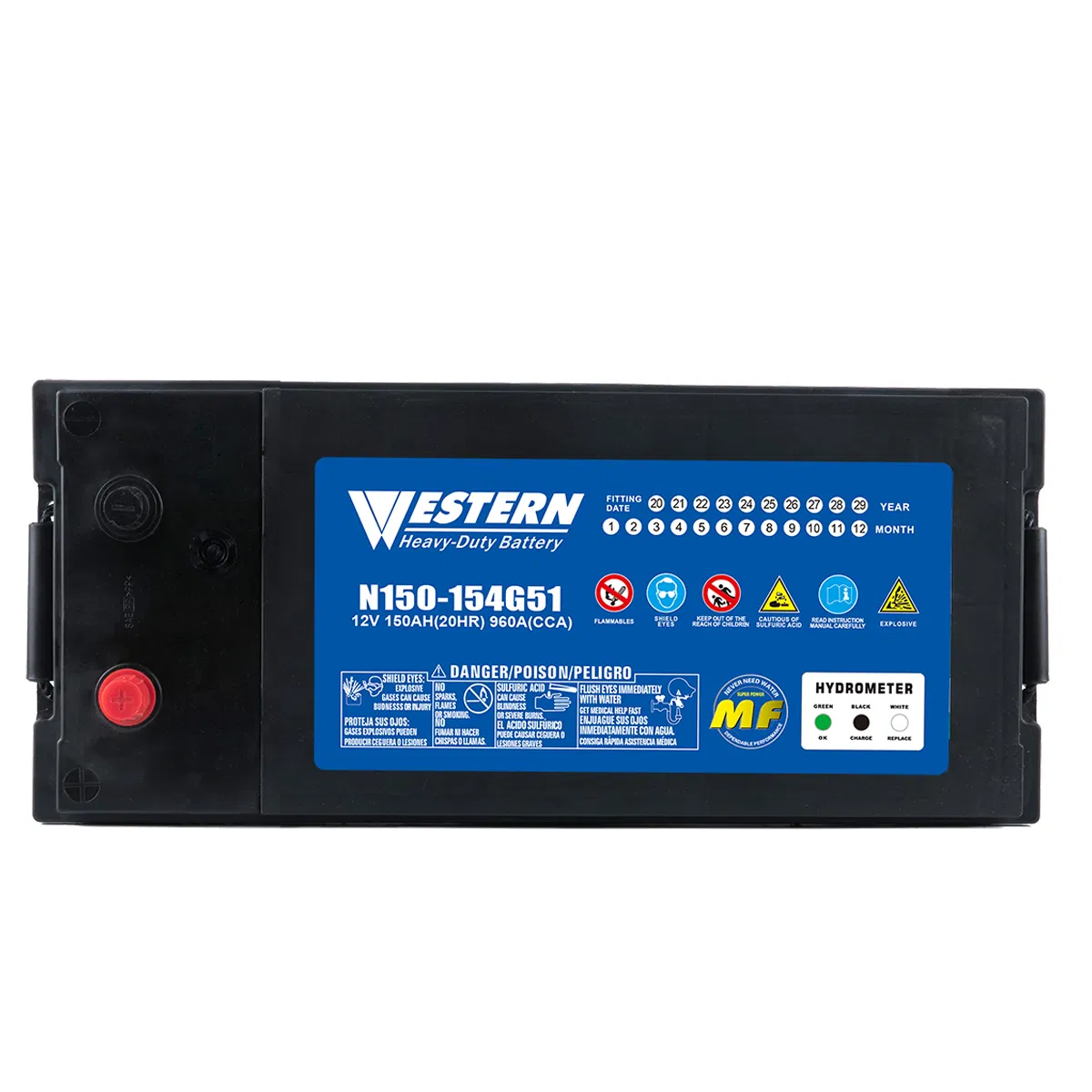 N150 Mf/Maintenance-Free Auto/Car/Truck Battery for Heavy-Duty Automotive Vehicle SLA 12V/150ah
