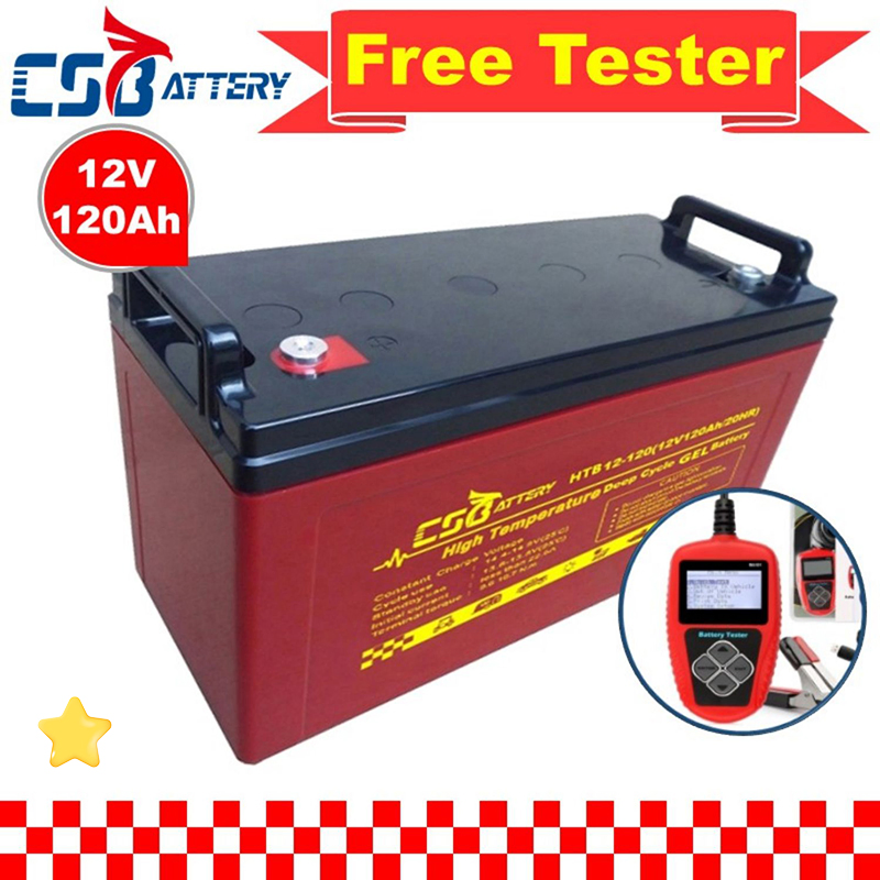 Csbattery 12V120ah Bateria High Temperature Gel Solar Battery for UPS-Inverter/Solar-Power-System/Home/Ava