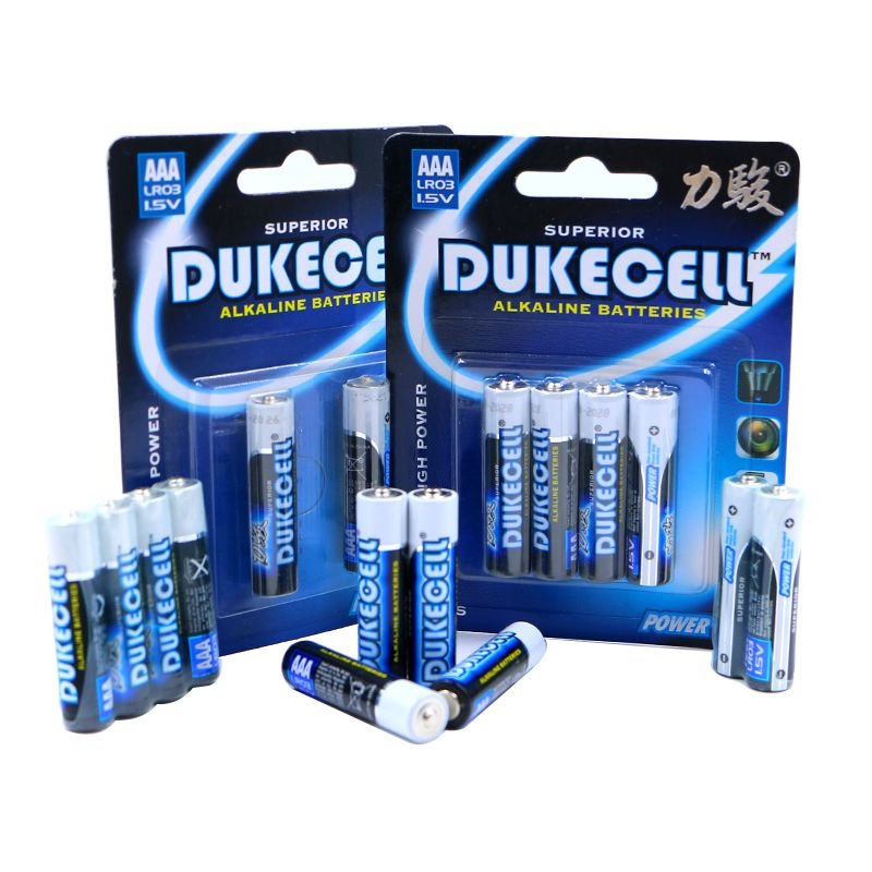 Leakage-Proof &nbsp;1.5V 140min AAA Am4 Lr03 Super Alkaline Battery Dry Cell Battery Heavy Duty High Power Long Lasting AAA Dry Batteries Lr03 Am4 Alkaline Batteries
