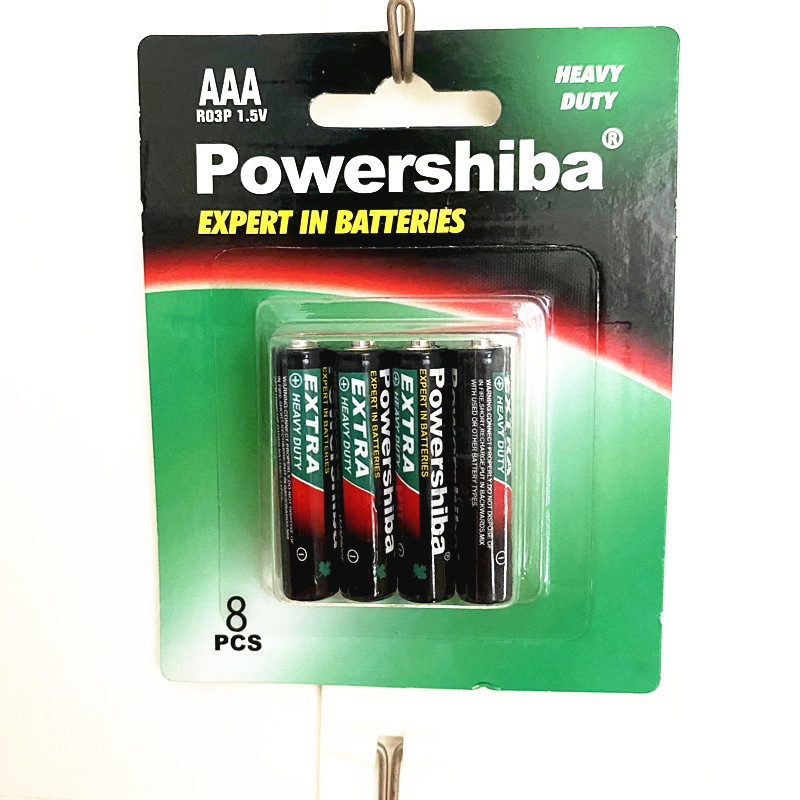 Best Selling Non Rechargeable 1.5V R03 Um-4 AAA Carbon Zinc Dry Battery