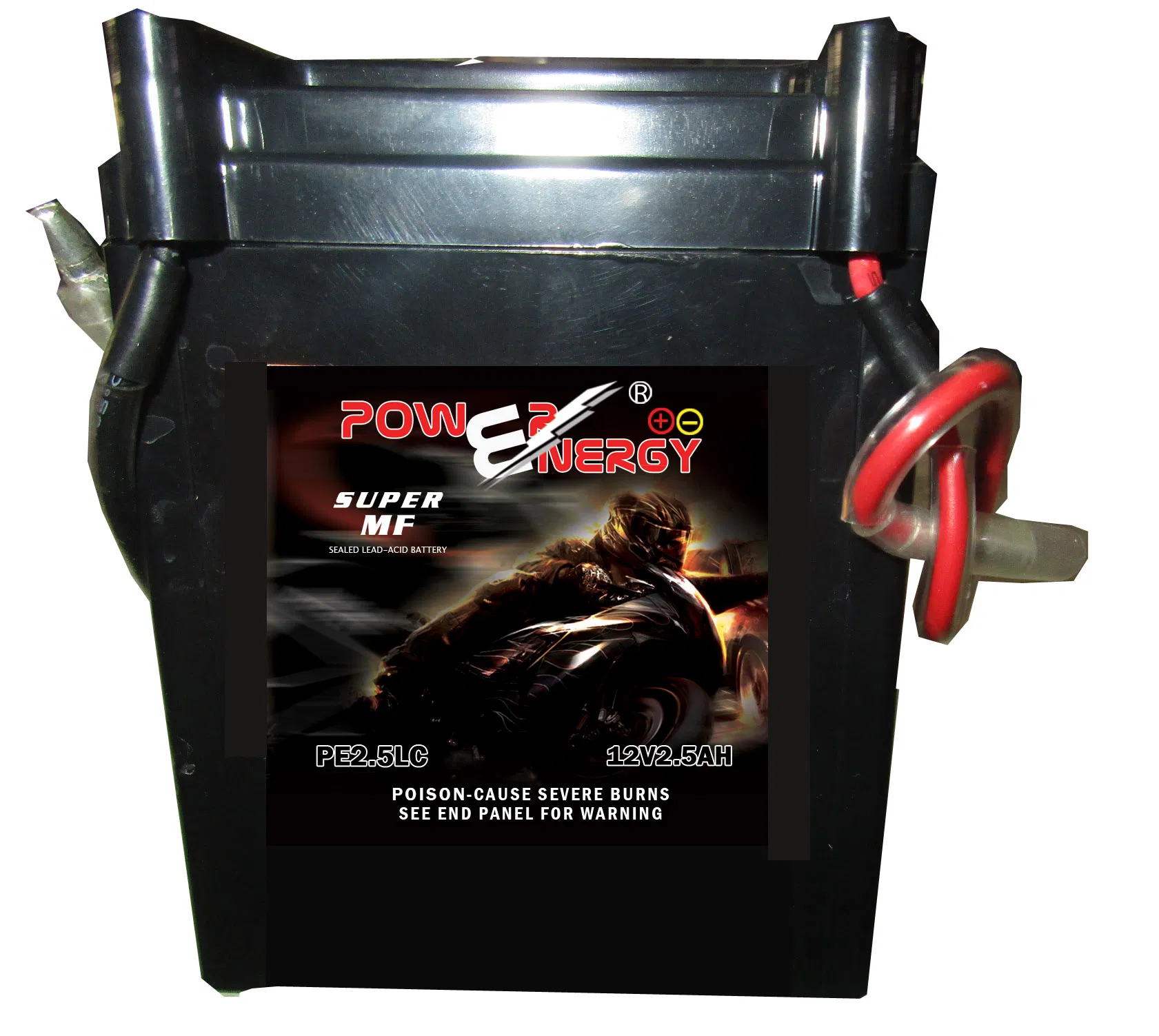PE2.5-BS 12V2.5ah VRLA Maintenance Free Sealed Lead Acid Motorcycle Battery Widely Applied to ATV, Jet Ski, Motorcycle, Snowmobile, Lawn &amp; Garden Battery