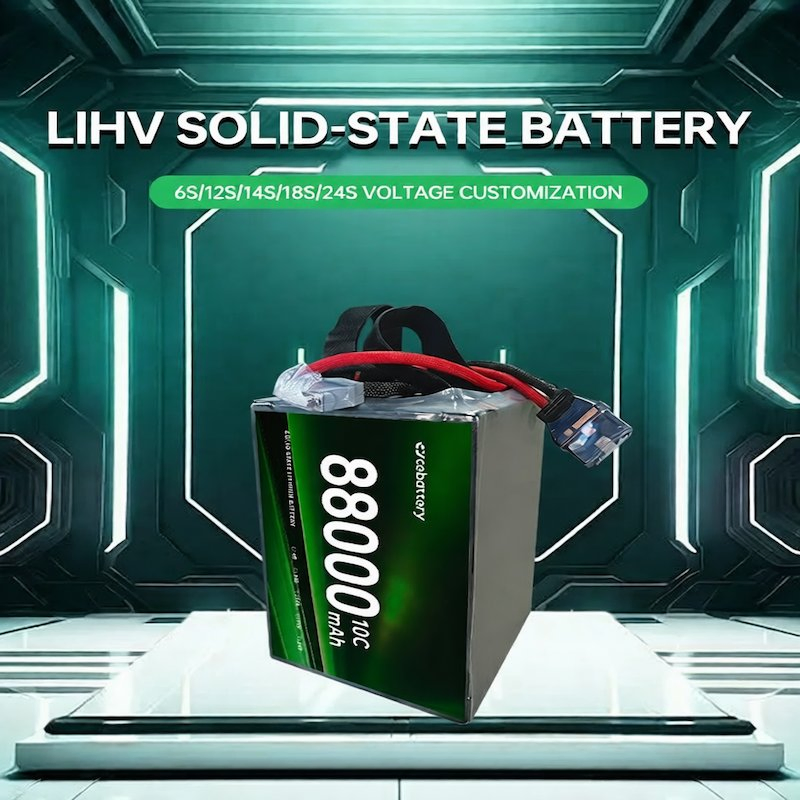 Superior Low-Temperature Performance 20c Solid State 88000mAh Cargo Drone/Vtol/Aircraft/Heavy Lifting Lithium Ion Battery Pack