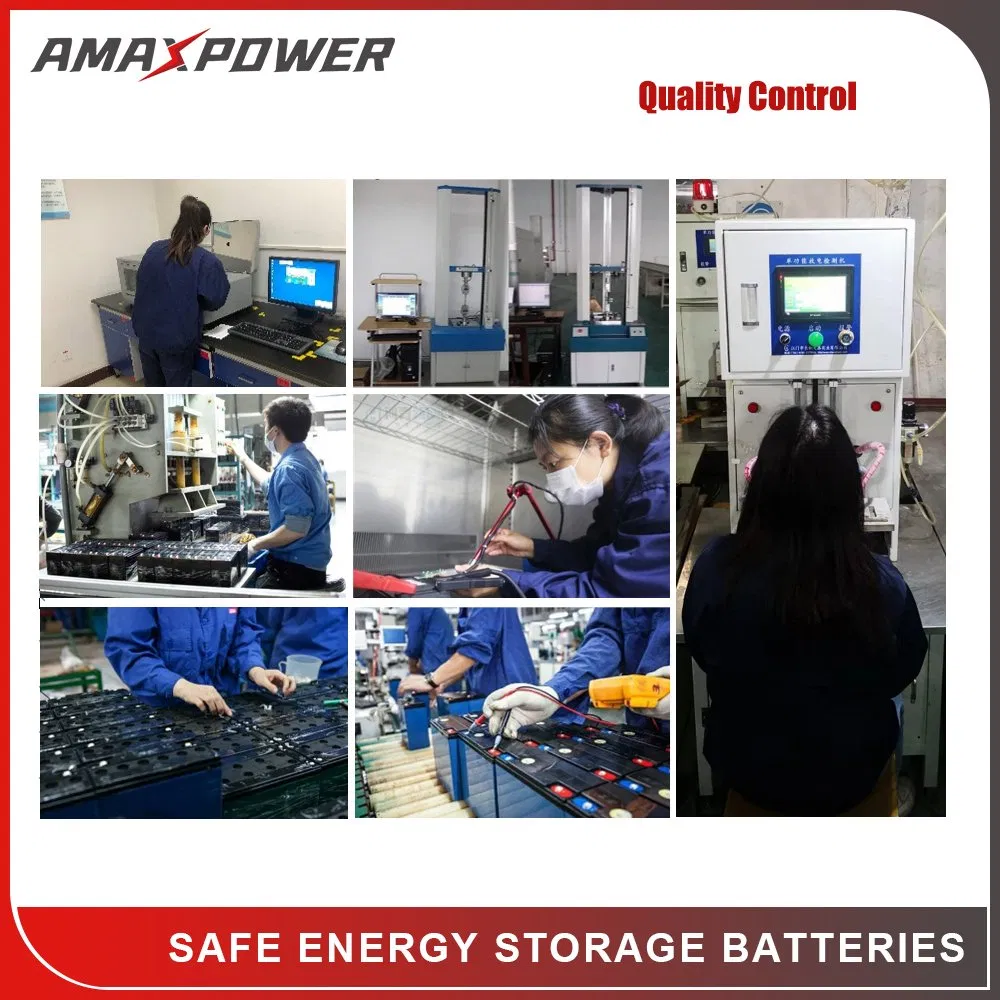 Rechargeable Solar and Windy System 6V 220ah 310ah 380ah 420ah High Temperature 12V 26ah 38ah 45ah 55ah 70ah 75ah Deep Cycle AGM Battery for Medical Equipment
