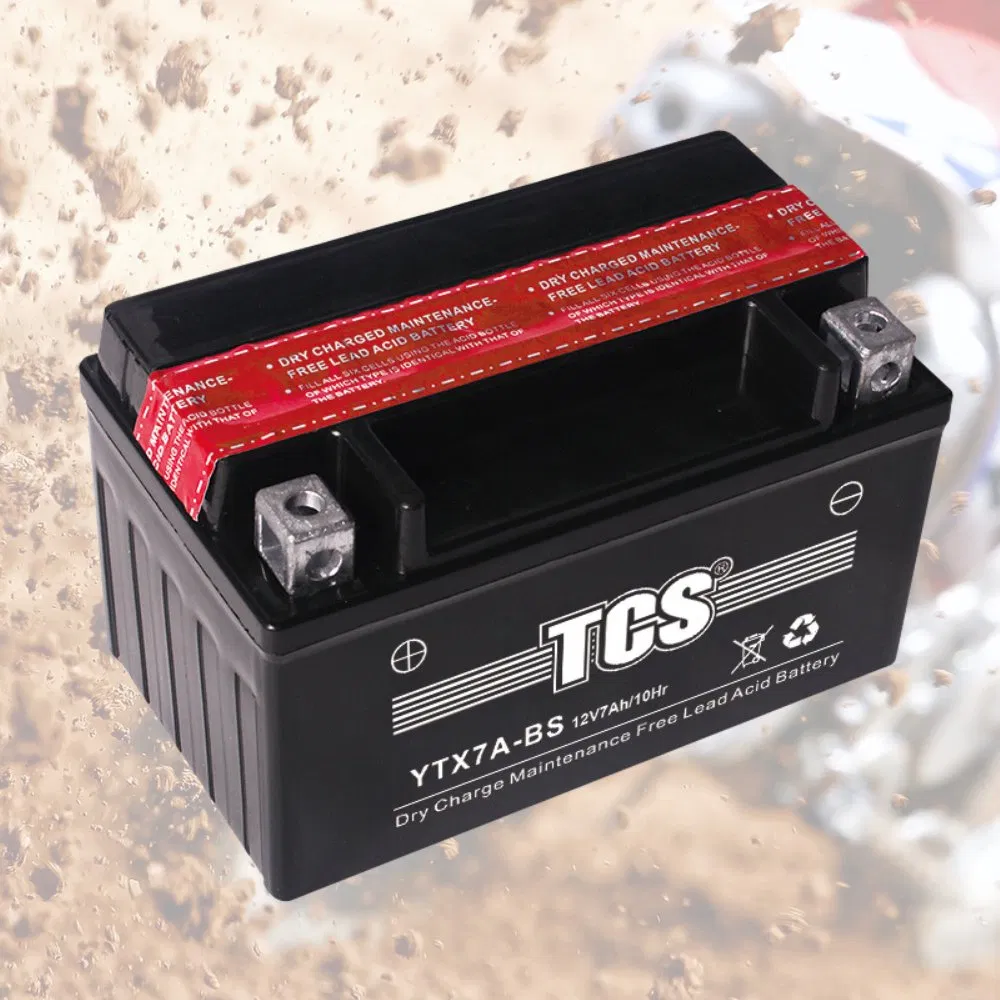 Valve Regulated Lead Acid Ytx7A-Bs Motorcycle Battery For Electric Tricycles