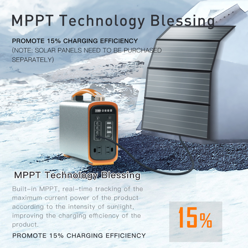 240wh Mini Power Portable Solar Charging Electric Station Outdoor Lithium Battery Solar