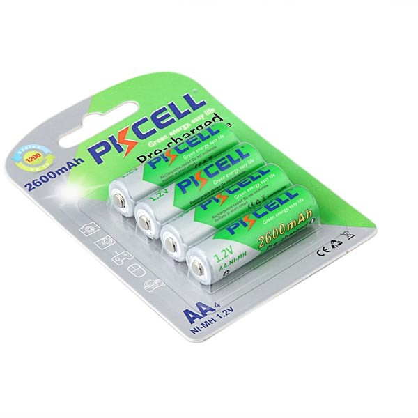 Wholesale Digital Products AA 1.2V 2600mAh Rechargeable Nickel Metal Hydride Battery