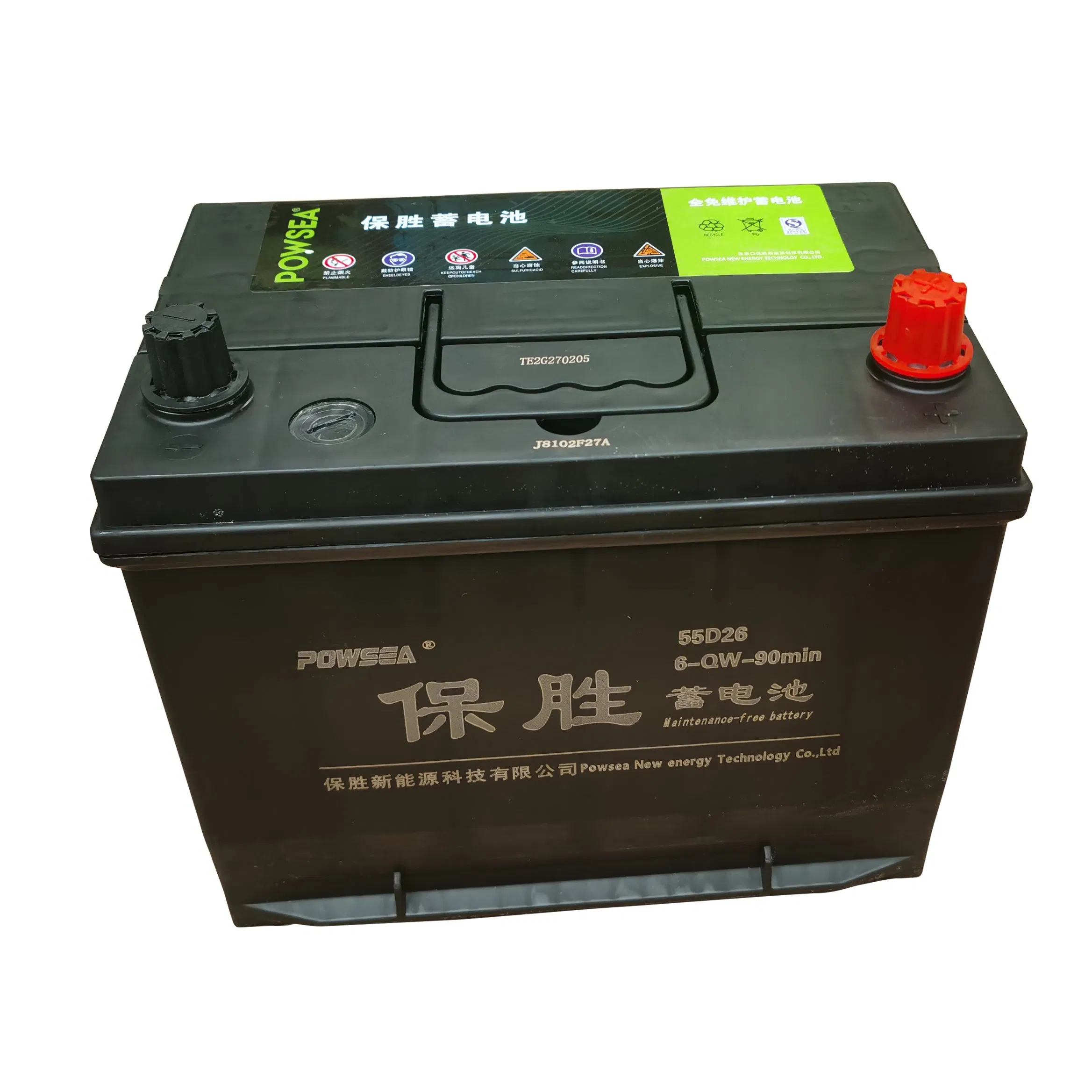 75D26 12V 60ah N60L Cheap Lead Acid Battery Car Auto Factory Wholesale Mf Start AGM Efb Battery
