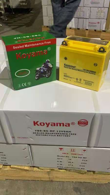 Premium 12V 9ah SMF Motorcycle Battery for Motorbikes
