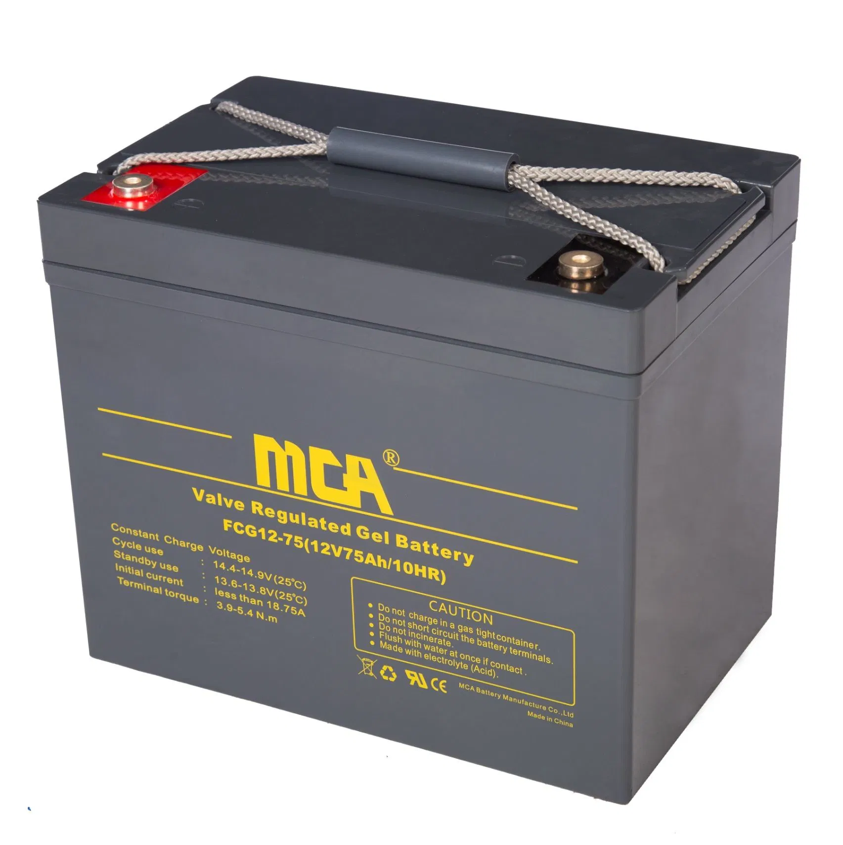 12V 100ah General Purpose Gel VRLA Solar Battery