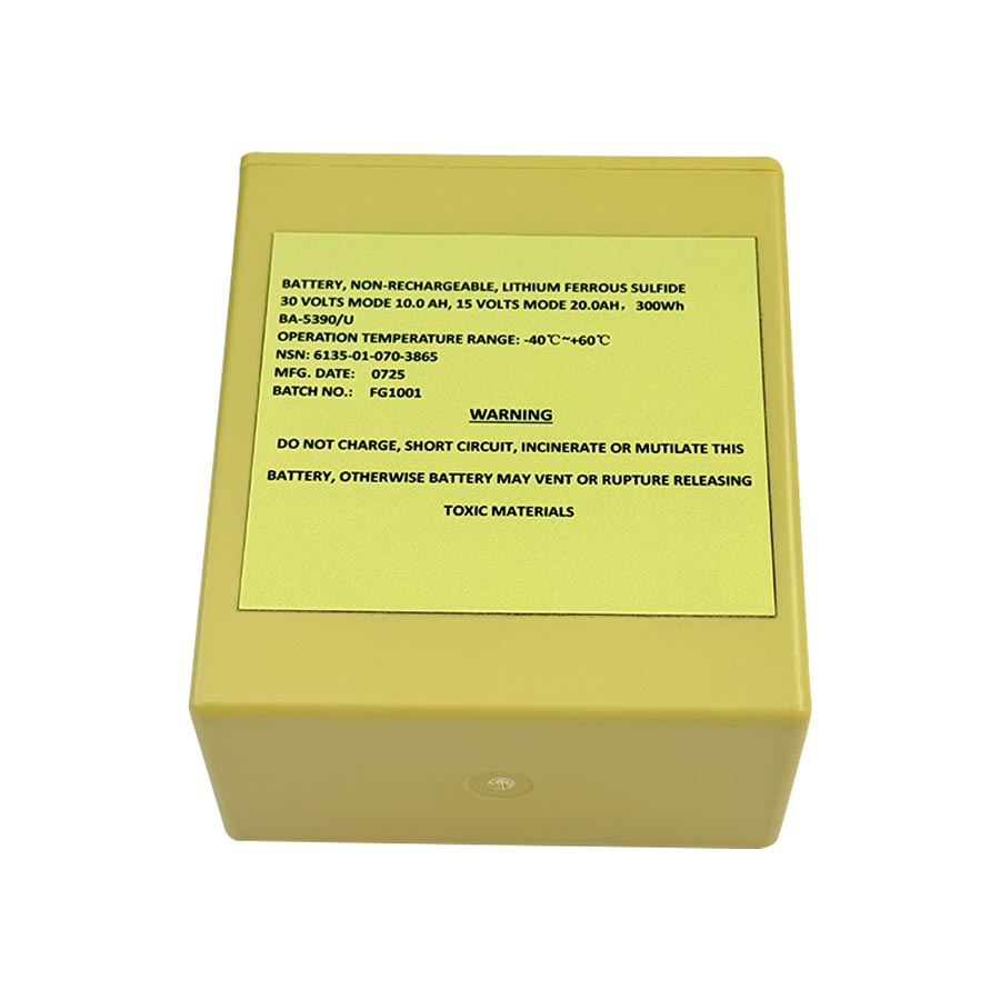 Long-Lasting Non-Rechargeable Ba-5390/U Li-Mn Battery for Portable Tactical Gear