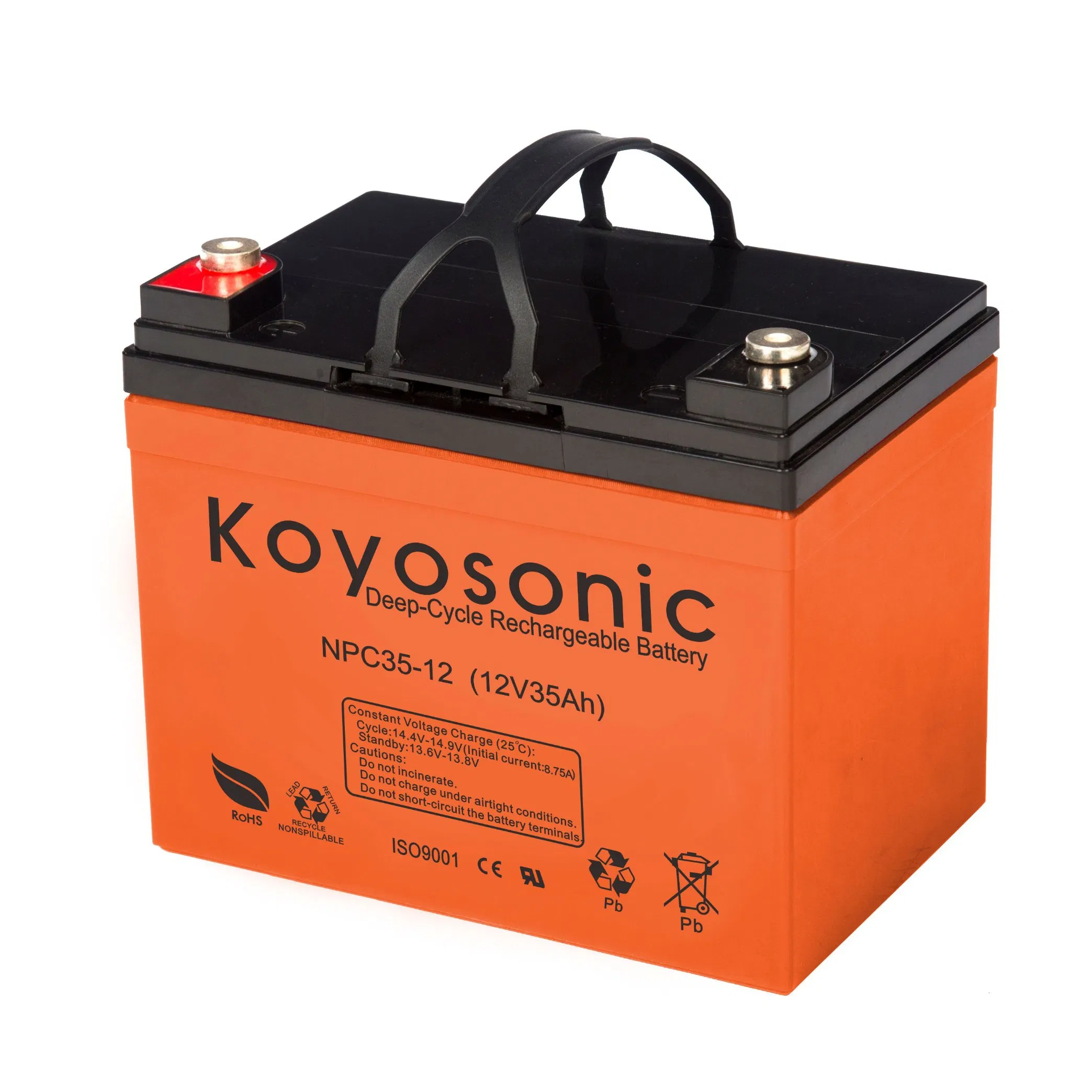 Valve-Regulated Lead Acid-Rechargeable Deep Cycle Battery 12V 24ah