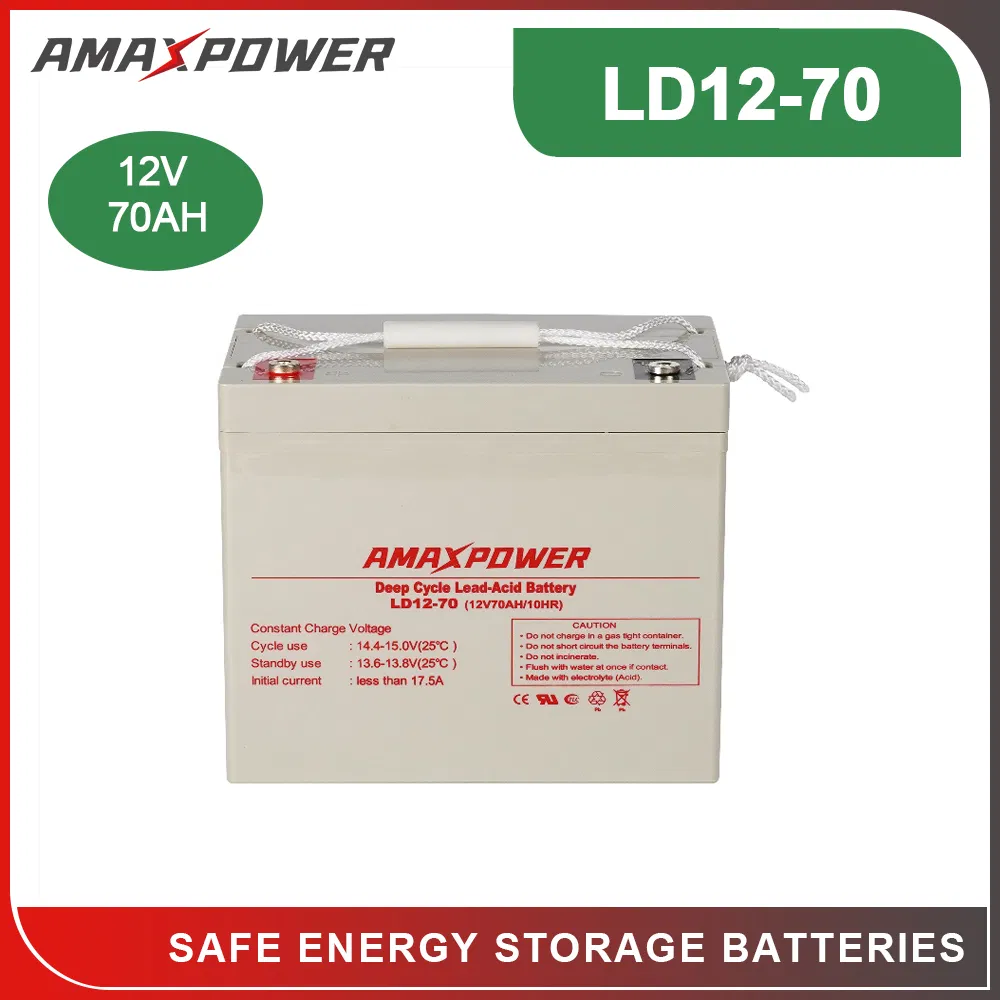 Rechargeable Solar and Windy System 6V 220ah 310ah 380ah 420ah High Temperature 12V 26ah 38ah 45ah 55ah 70ah 75ah Deep Cycle AGM Battery for Medical Equipment