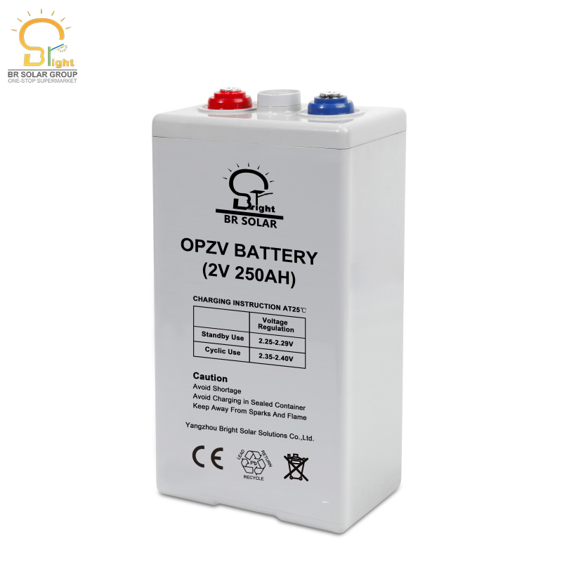 2V 300ah to 3000ah Br Solar; as Solar Deep Cycle Opzv Battery