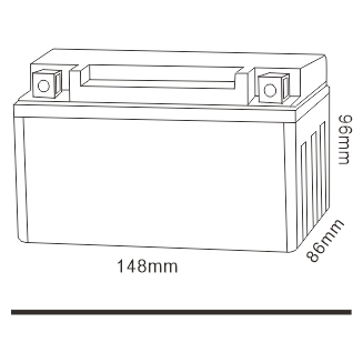 Valve Regulated Lead Acid Ytx7A-Bs Motorcycle Battery For Electric Tricycles