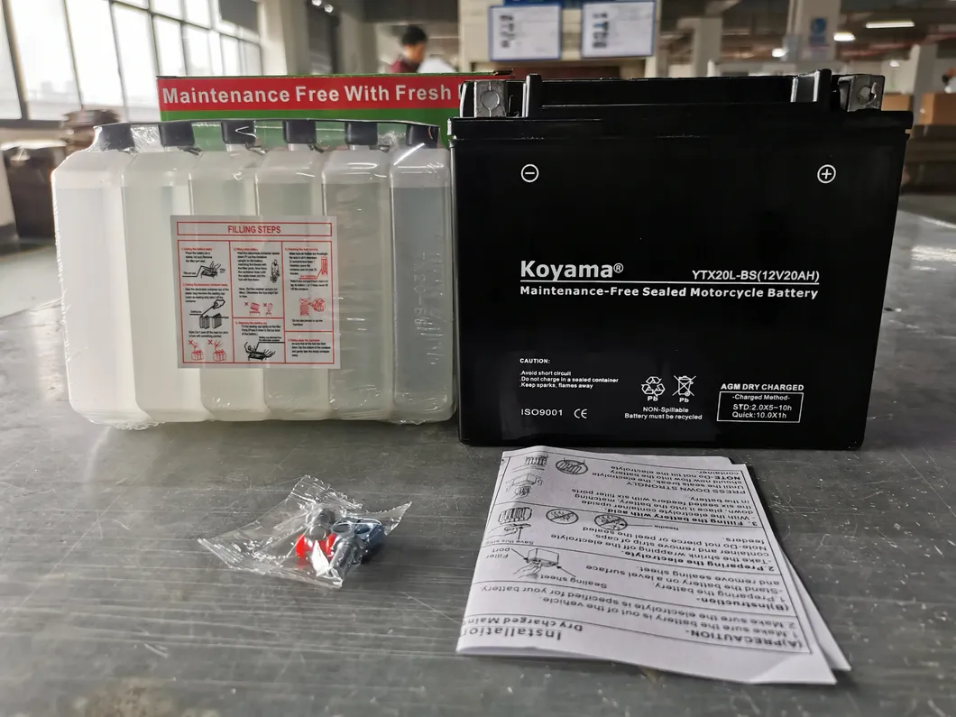 Motorcycle Battery View 3