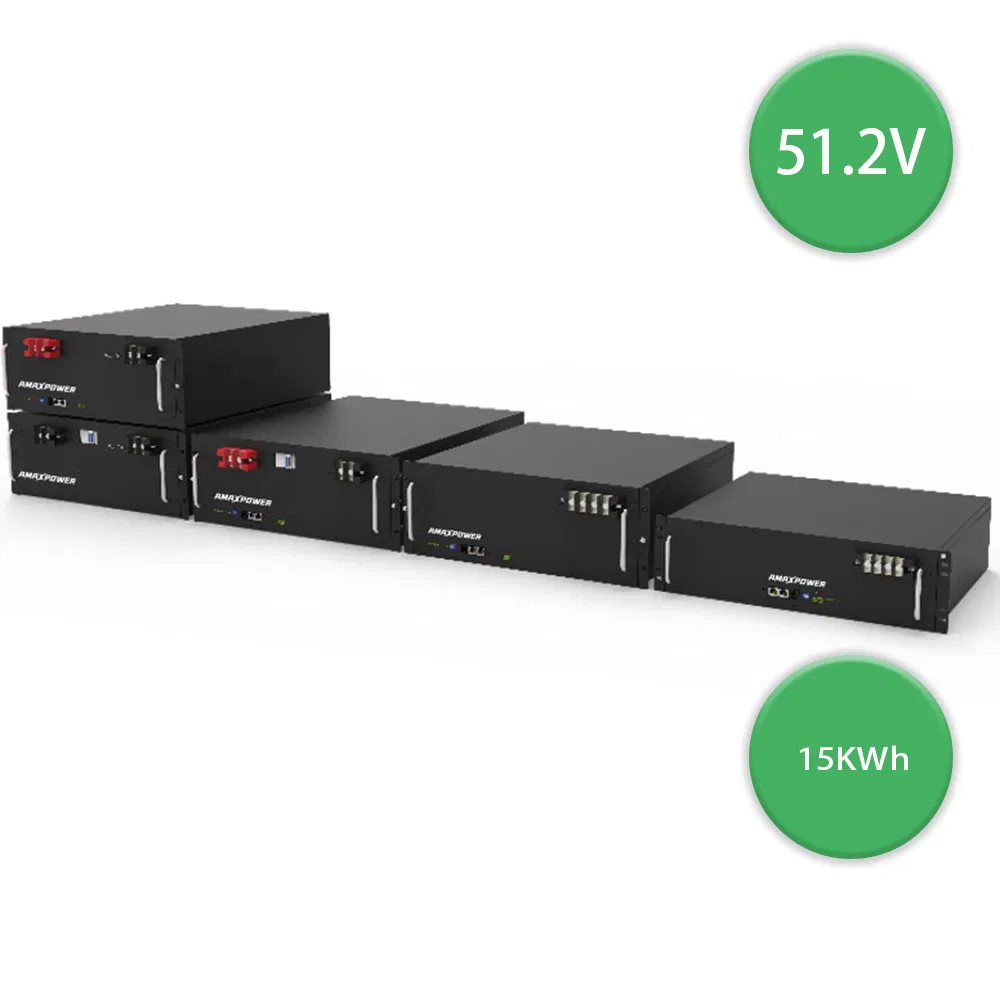 Amaxpower 51.2V 200ah High Temperature Solar Lithium Battery LiFePO4 Battery Backup Battery for Emergency System/ UPS/ Lighting Rack Solar Power Storage