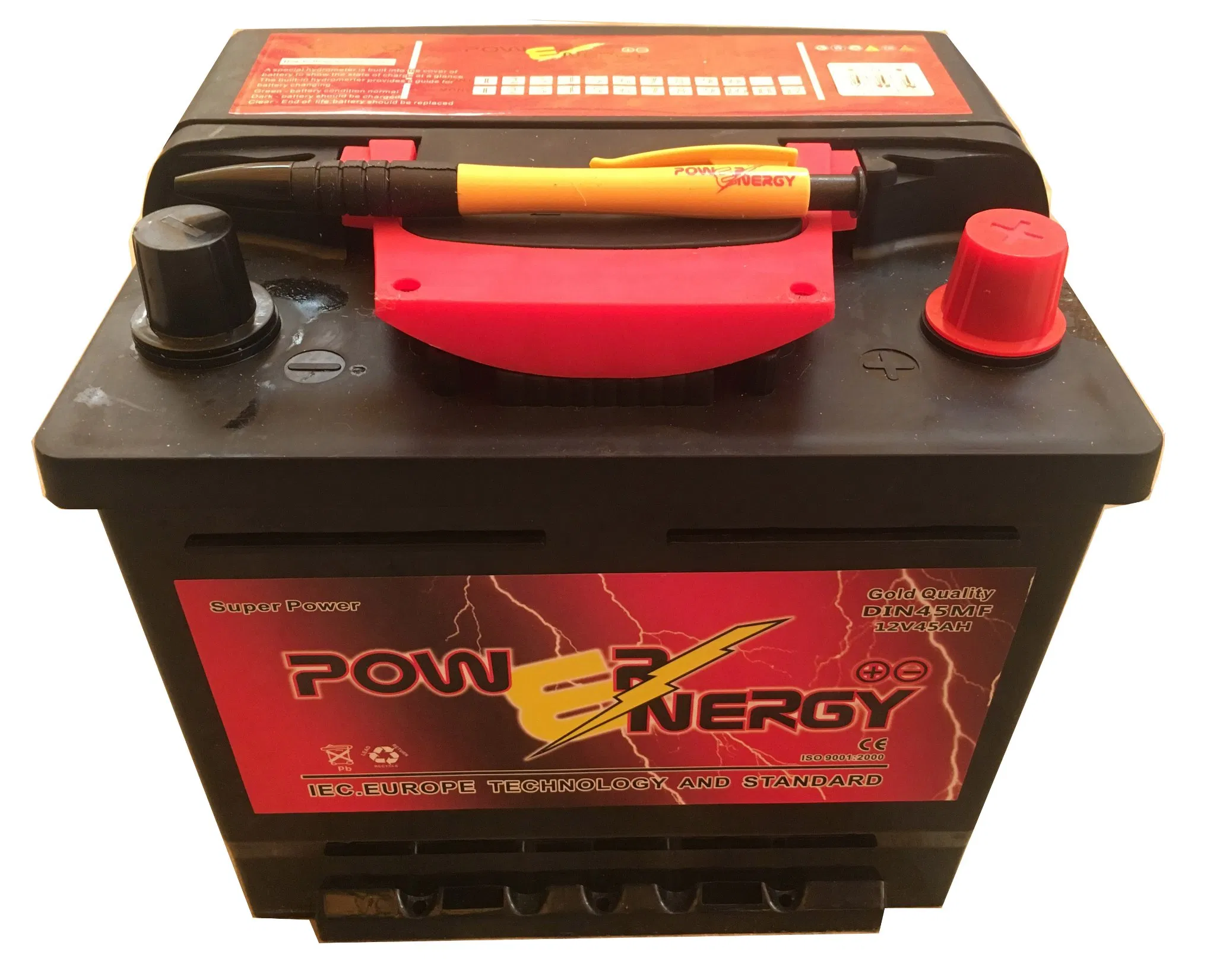 DIN45mf 12V45ah Maintenance Free Lead Acid Storage Battery Car Battery