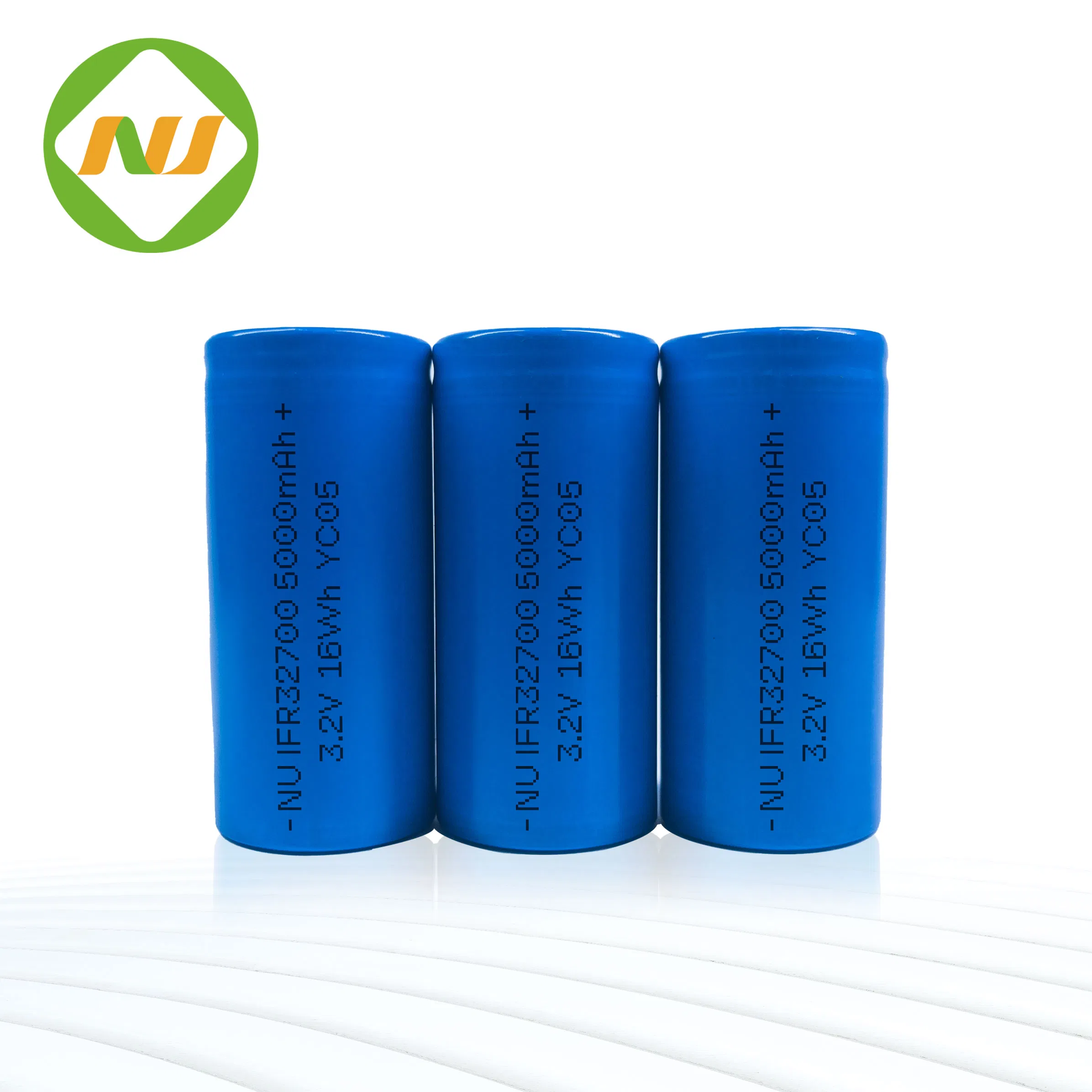 Long Cycle Life LiFePO4 3.2V 5000mAh 32700 Rechargeable Cylindrical Battery Cell