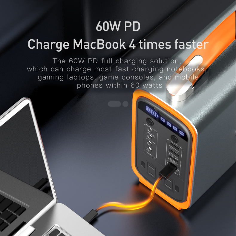 240wh Mini Power Portable Solar Charging Electric Station Outdoor Lithium Battery Solar