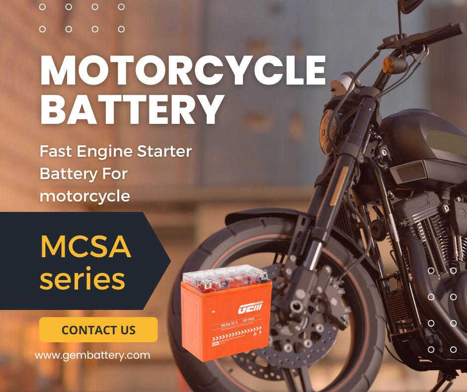 Motorcycle Gel Battery 12V 7AH Sealed Lead Acid batteries Maintenance-free&Rechargeable battery