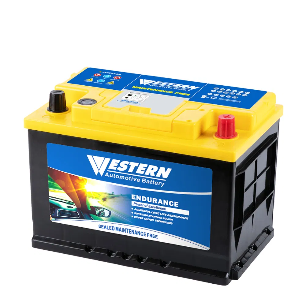 DIN75 Mf/Maintenance-Free Auto Battery 12V Sealed-Lead-Acid for Automotive Car/Truck/Solar Power Storage Best Wholesale Price