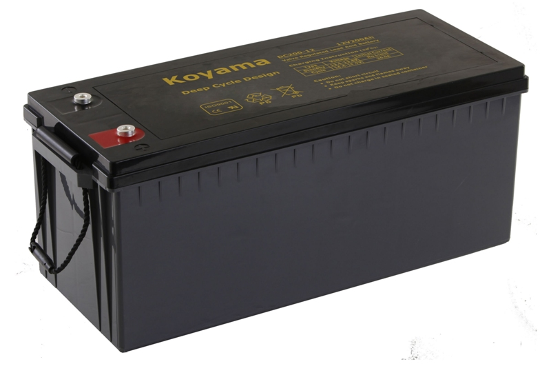 Koyama 12V 200ah Deep Cycle Battery for Solar/Wind Power off-Grid Solutions