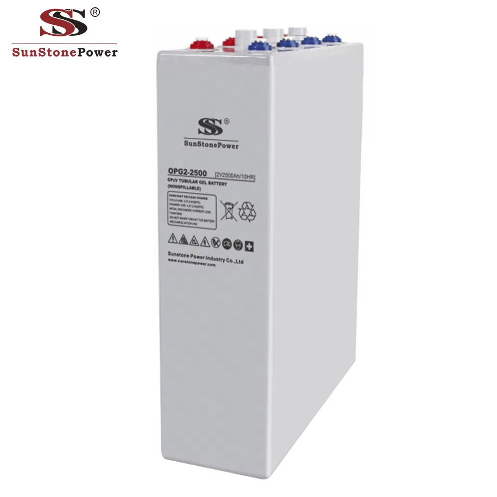 Deep Cycle Solar Storage 2V 2000ah Tubular Gel Opzv Battery VRLA Lead Acid