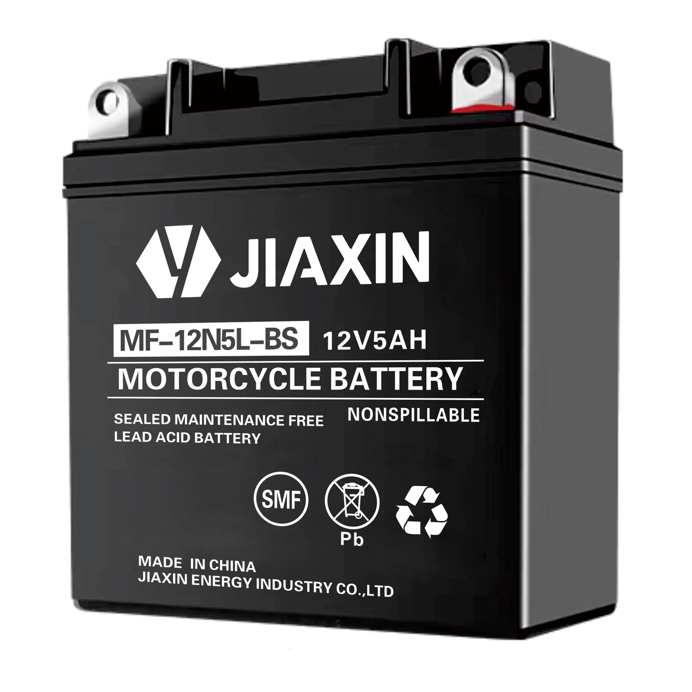 AGM Lead Acid 12V 5ah Sealed Maintenance Free VRLA Starting Motorcycle Battery for YAMAHA and Suzuki Compatibility