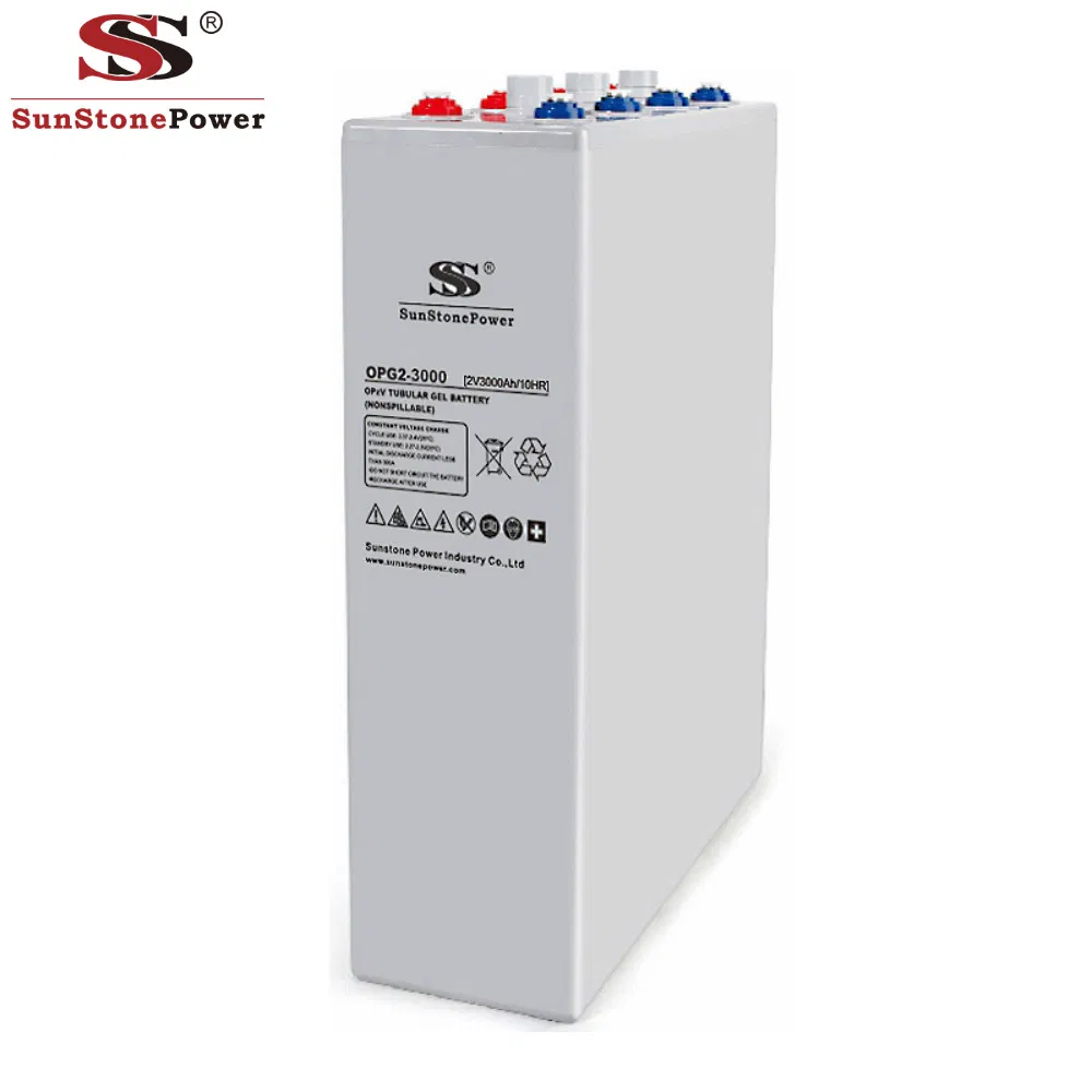 Deep Cycle Solar Storage 2V 2000ah Tubular Gel Opzv Battery VRLA Lead Acid