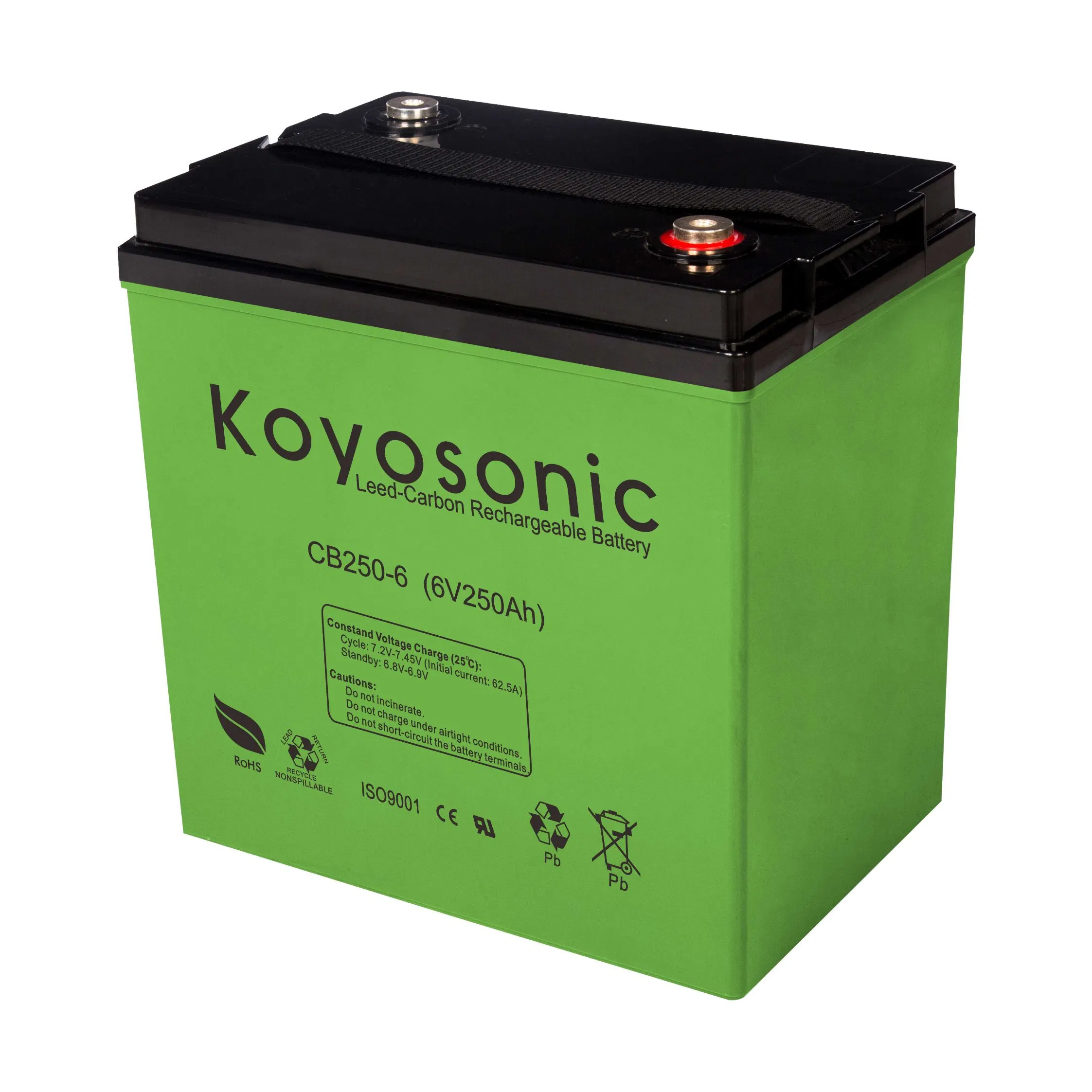 Deep Cycle Battery 6V Motive Power Battery 6V 250ah Solar Storage Battery System AGM 6V