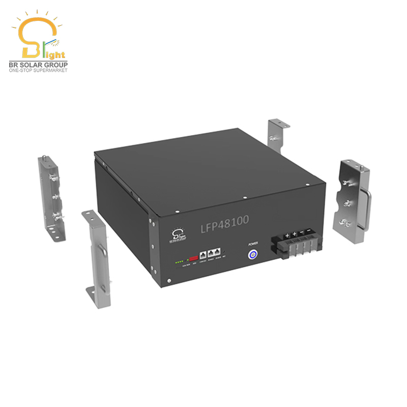 48V 200ah 9.6kwh Lithium Iron Battery LiFePO4 Battery with Smart BMS for Solar Energy System