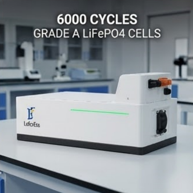 Solar Battery 51.2V 15kwh-50kwh Stackable LiFePO4 Battery Pack for Home Energy Storage System