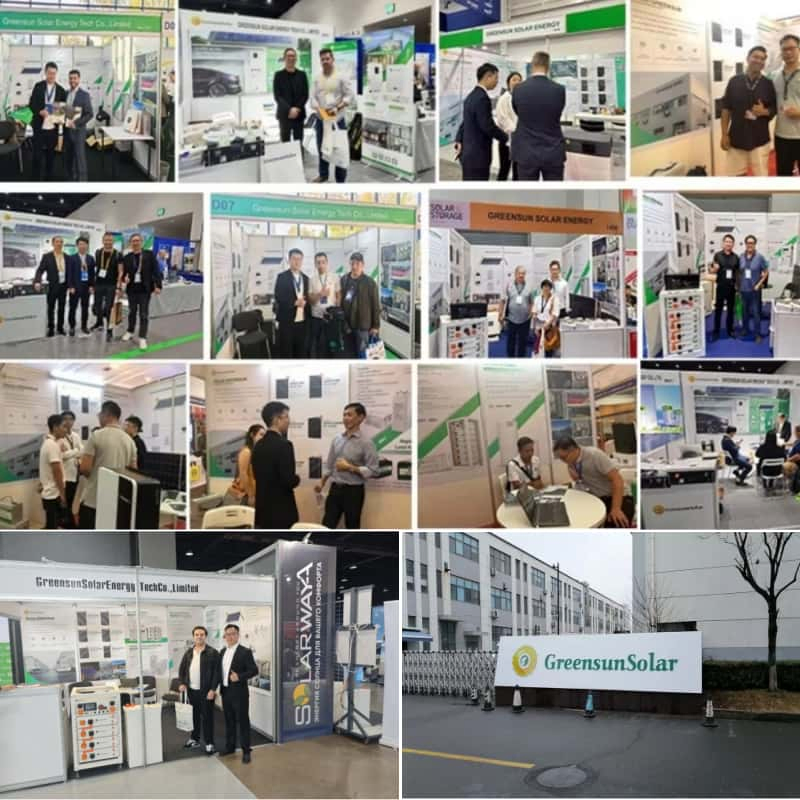 Greensun Factory 314ah 112kwh 100kwh 64~241kwh Hybrid Solar Lithium Enegy Storage Battery for Home Factory Solar Power System