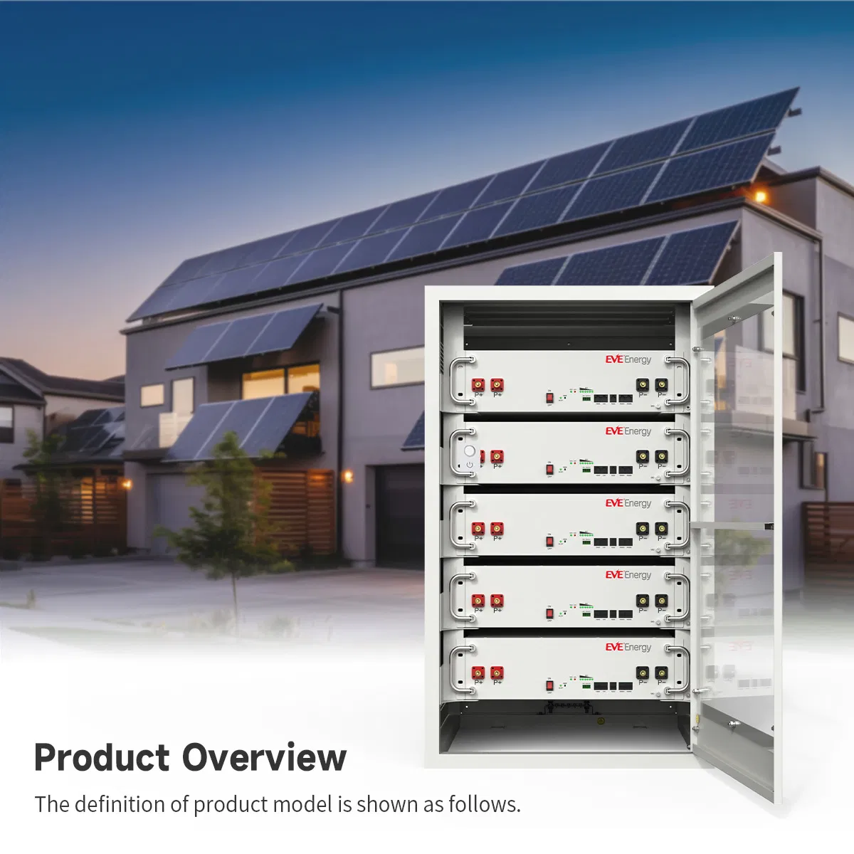 Eve Lvi-25.0 LiFePO4 Battery Pack System 51.2V 25.6kwh 500ah Outdoor Energy Storage Household Energy Storage Home Energy Storage System