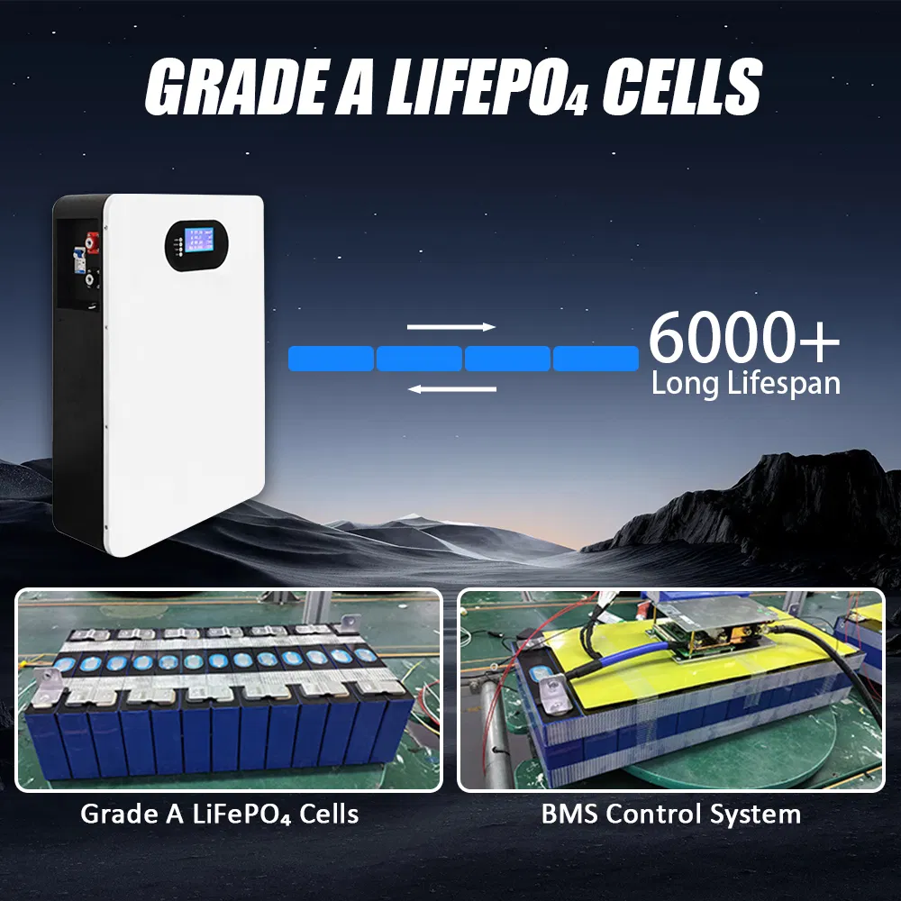 Smart Home Backup 5kwh 10kwh 16kwh LiFePO4 Solar Energy Storage Battery