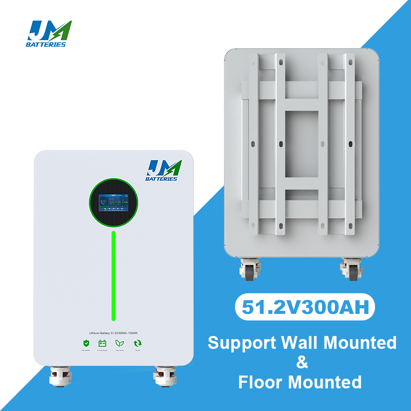 Jm 51.2V 300ah Lithium Ion Battery15kwh LiFePO4 Battery Solar Home Energy System