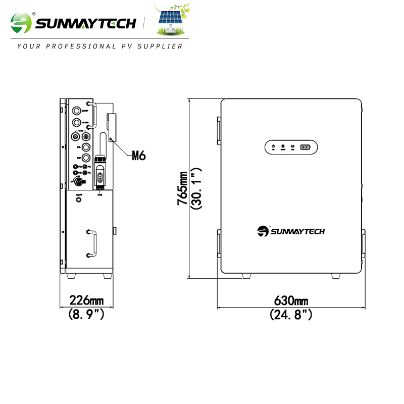 5kwh 6kw LiFePO4 Whole House Battery Solar Battery Home Energy Storage Lithium Battery Stacked Backup