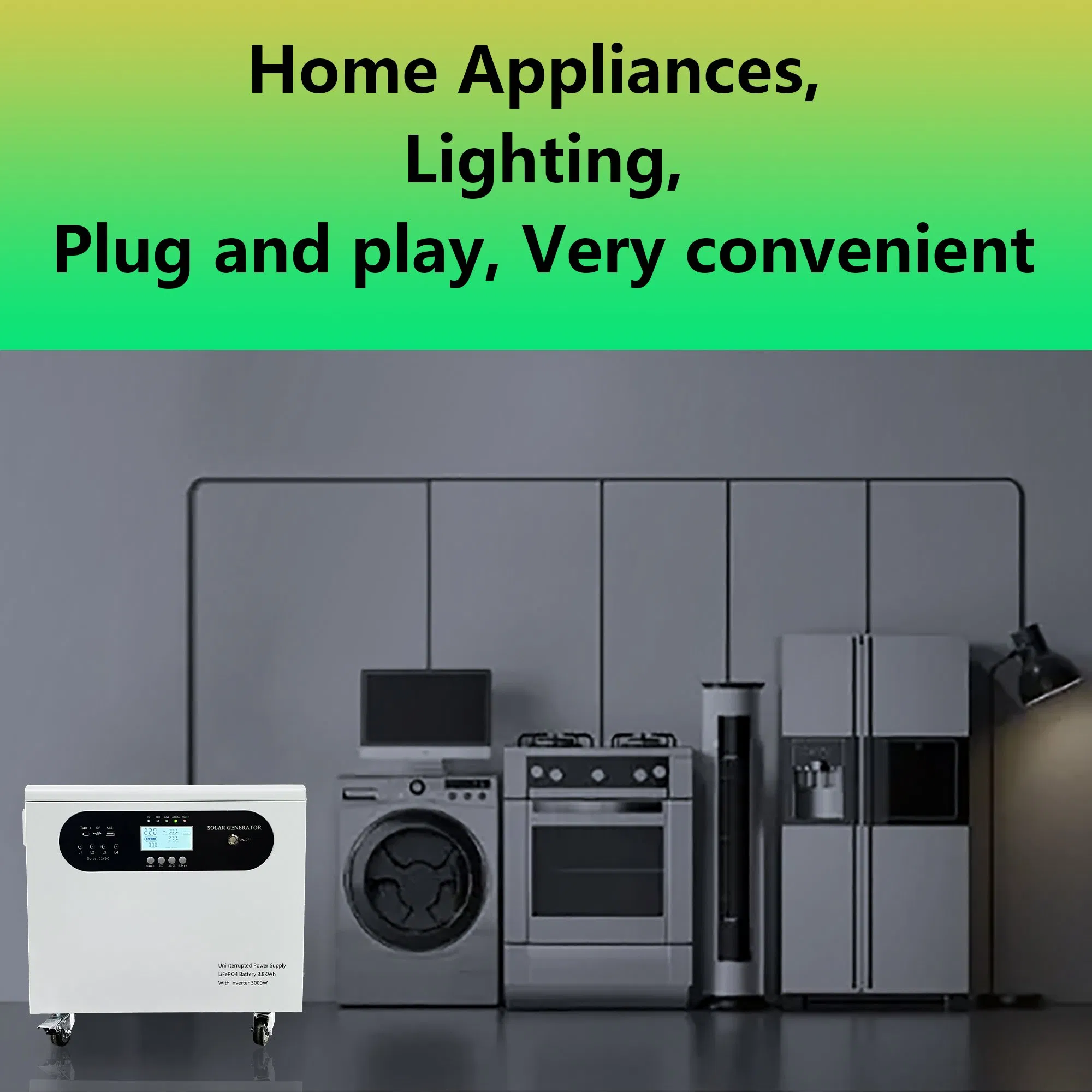 Jm-Factory Directly Wholesale Home Storage Battery with Solar Hybrid Inverter LiFePO4 24V 25.6V 150ah Portable Power Station Lithium Battery