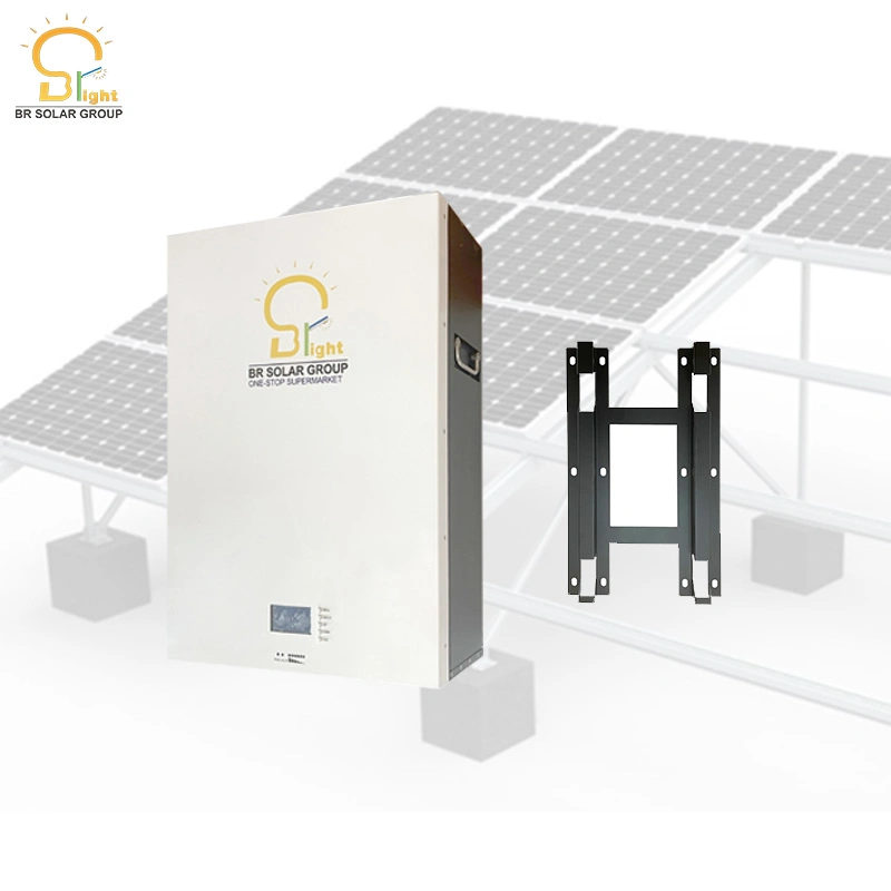 48V 51.2V Wall Mounted Solar Gel Storage Power Hybrid LFP Li-ion/Lithium Cell Ion LiFePO4 Deep Cycle Rechargeable Long Life Battery
