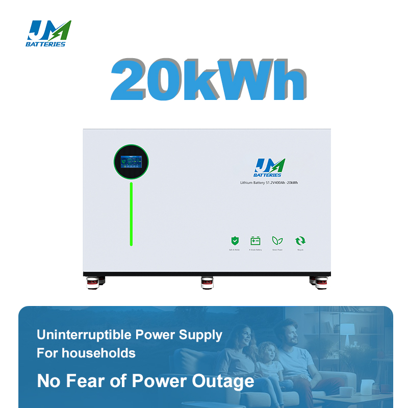 Jm New Style LED 48V 400ah Lithium Battery with Home Energy Storage 400ah Li-ion Battery