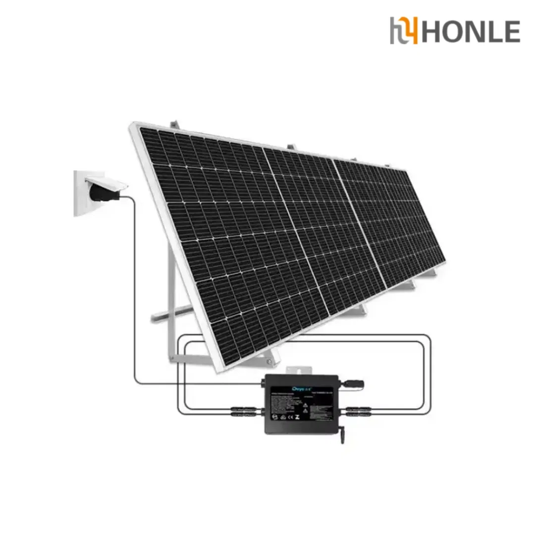 Residential Solar Power Photovoltaic Panel Micro Inverter 600W Solar Home Power Roof Balcony Energy Storage