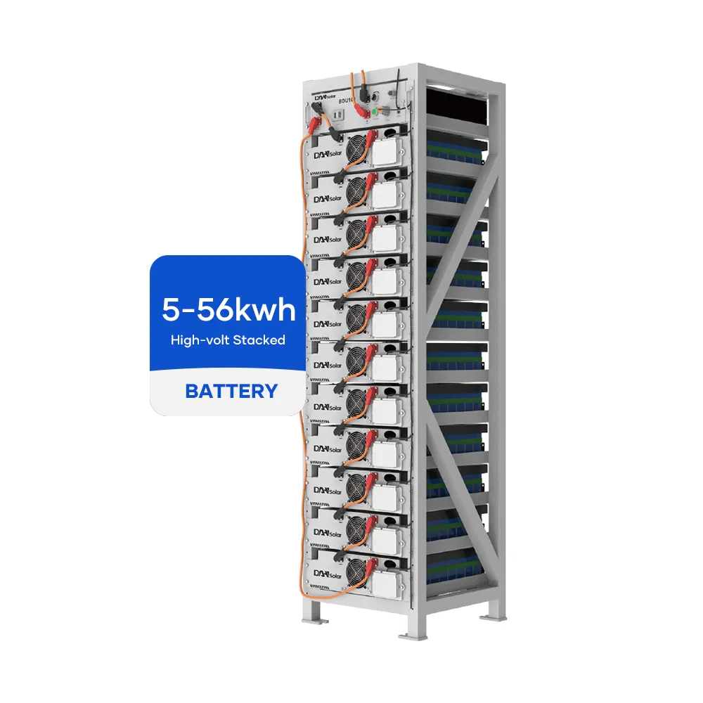 Dyness 51.2V 100ah Lifopo4 Solar Battery Storage Server Rack Battery Stacked Batteries Rack Design