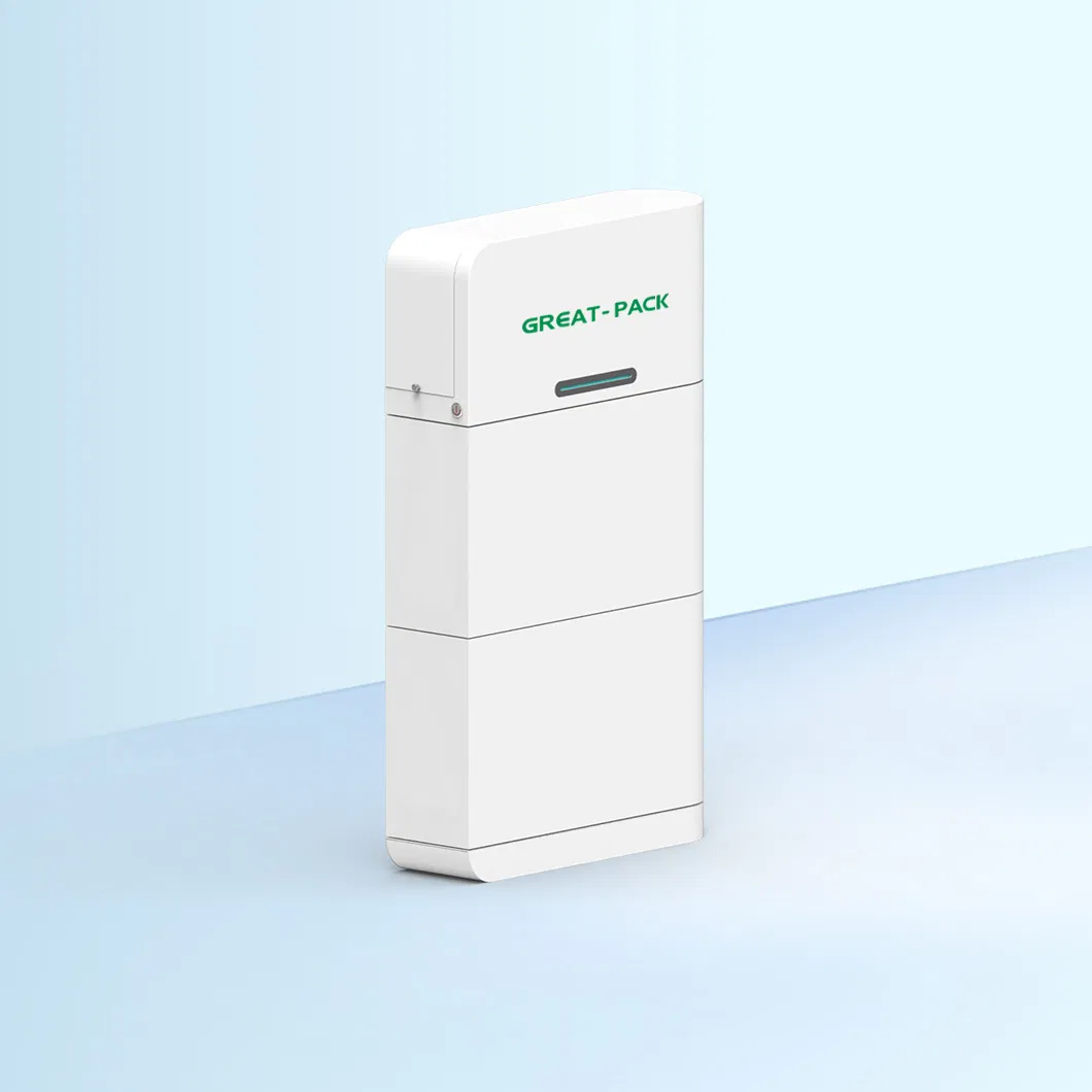 10kwh 20kwh 25kwh High Voltage Pack 204V50ah Stacked LiFePO4 Lithium Battery for Growatt Hybrid Solar System