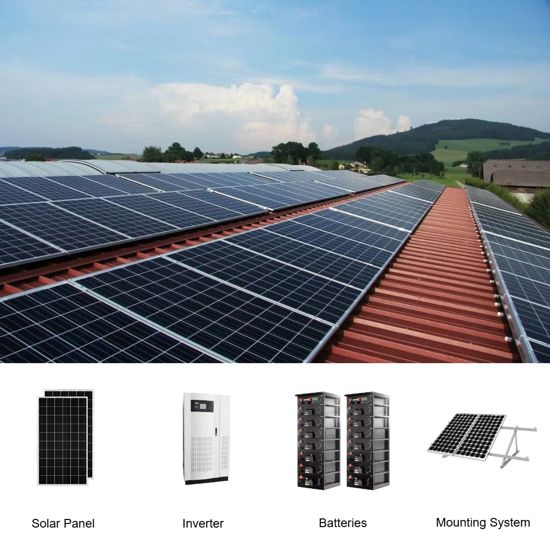 Solar Energy Storage 3kw-30kw Durable and High Safety Household Hybrid off-Grid Solar Energy System with Battery Inverter