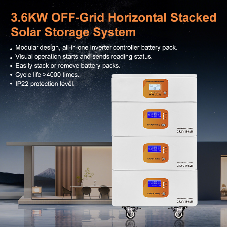 All-in-One 3kw Hybrid Solar Energy System Lithium-Ion Battery Storage 3kwh 5kwh 10kwh