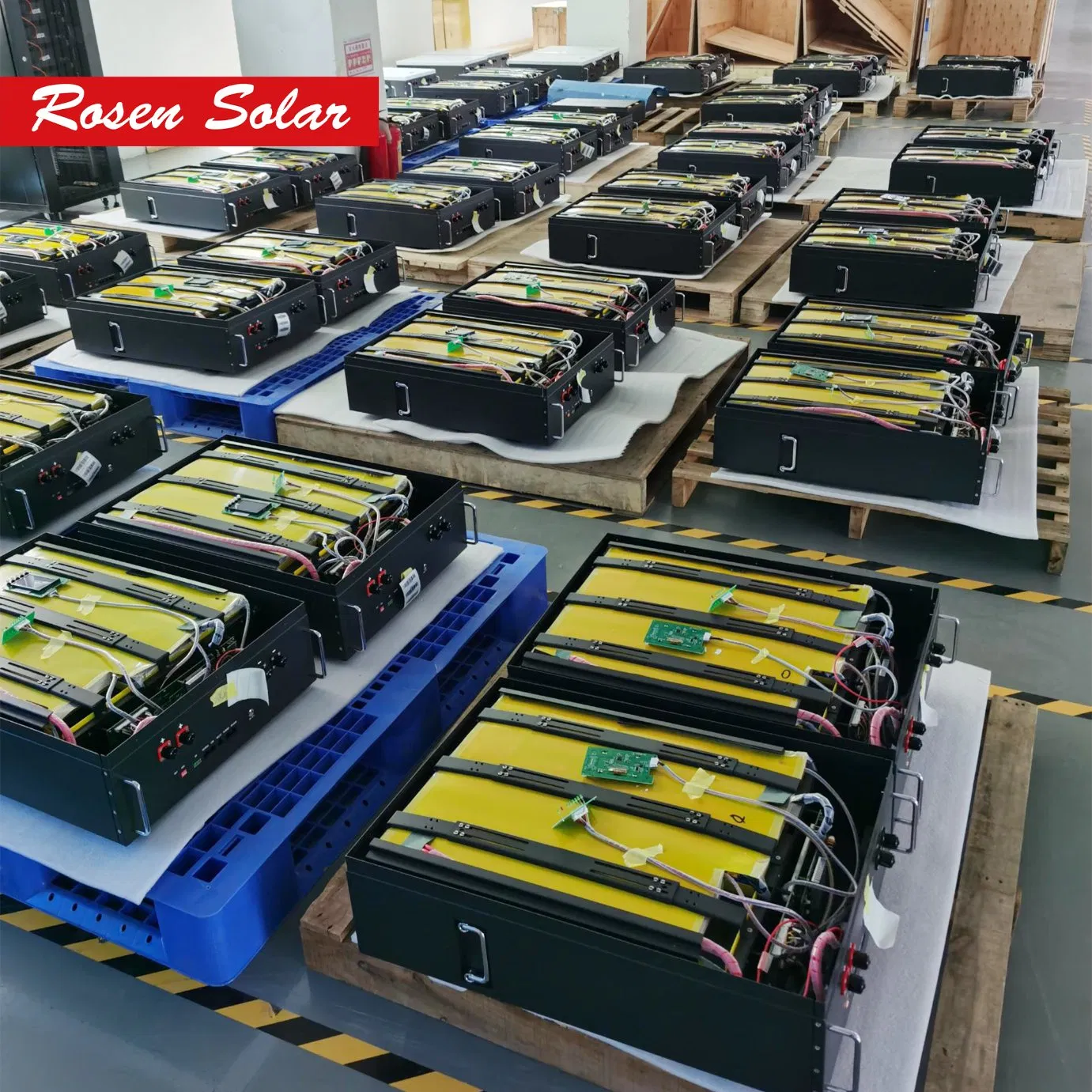 Rosen Power Wall LiFePO4 Batteries 10 Kwh 48V 200ah Lithium Ion Battery Hybrid Grid Home Solar Storage Battery