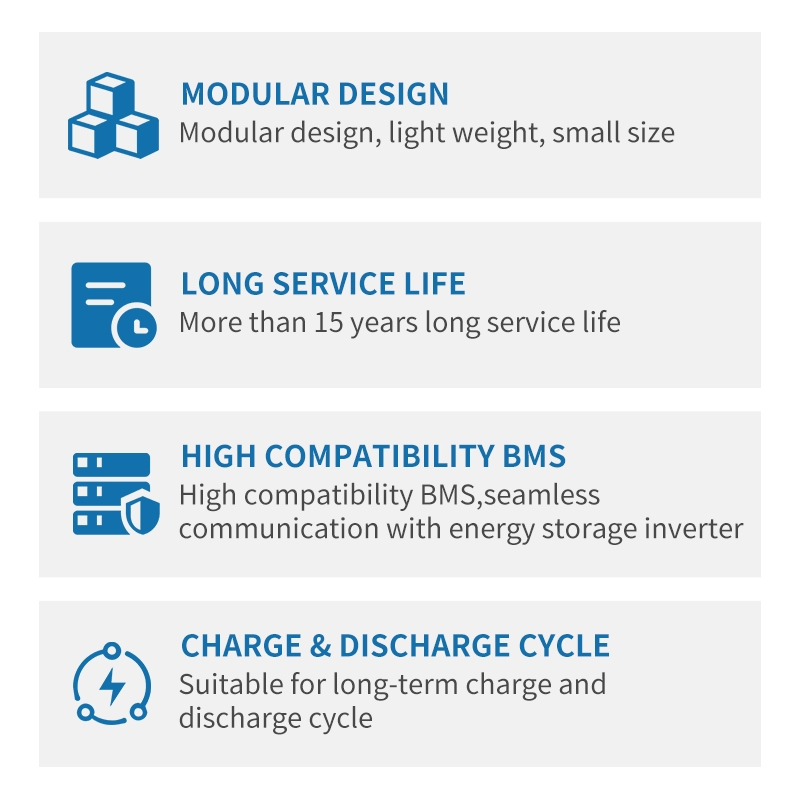 Vanyo Modular Stackable 48V 51.2V Lithium Battery 5kw 10kwh 20kwh 25kwh 30kwh 40kwh Solar Energy Storage 100ah 200ah Home Power System LiFePO4 Battery