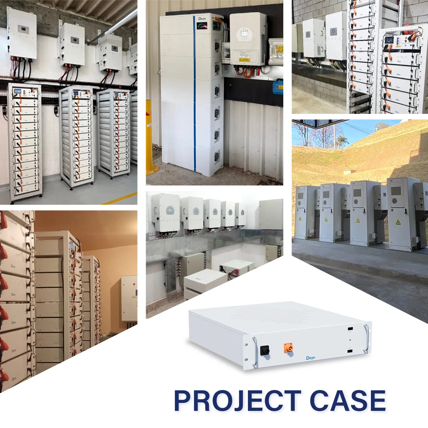 Deye Ess Bos-a 2025 New Style Best 200ah Lithium Ion LiFePO4 Solar Deep Cycle Battery Storage